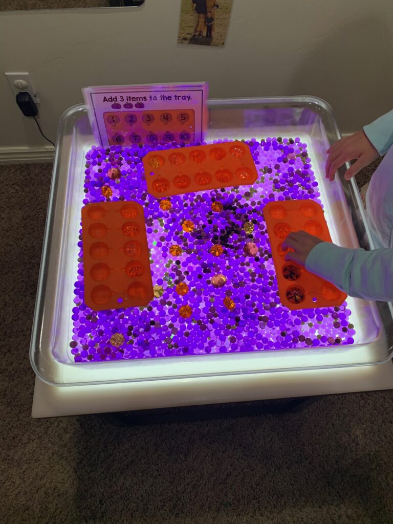 Light Table Sorting Tray